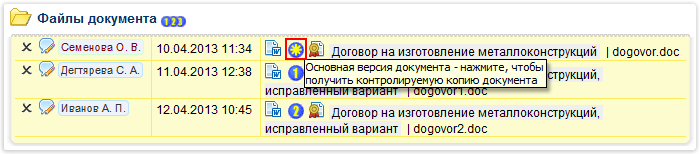 Управление контролируемыми копиями документов